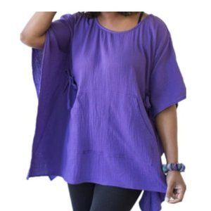Aria Handmade Gaucha Tunic - Purple